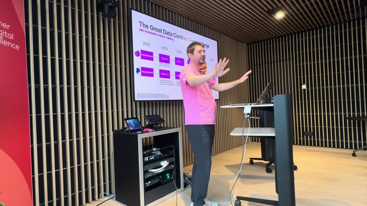 Charla Open Standards for Data Mesh en el Data Mesh Belgium Meetup de Lovaina